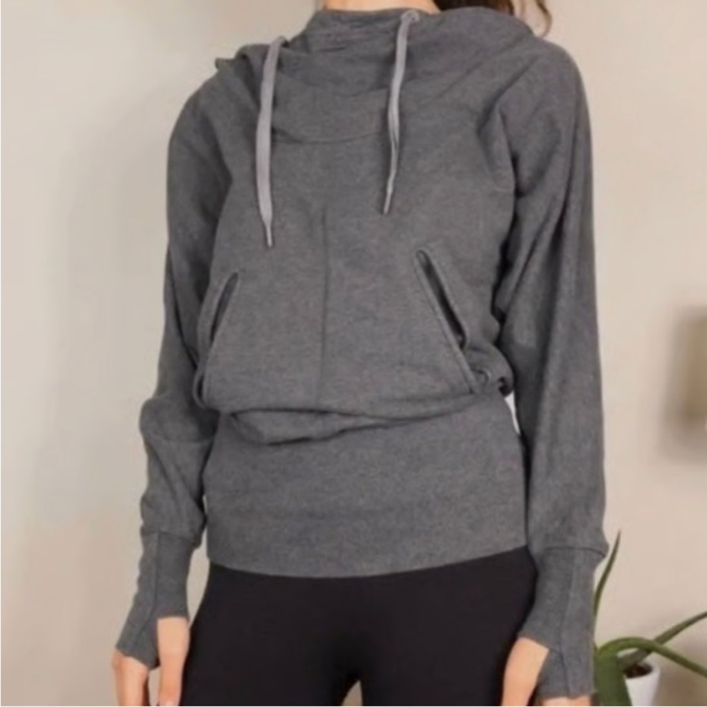 Lululemon Flashback Pullover Dark Gray Hoodie - image 1